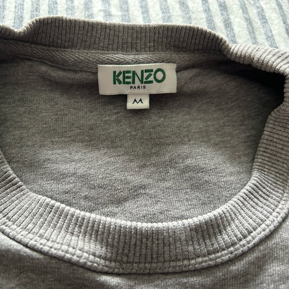 Kenzo Paris Grey Tiger Sweatshirt Medium - Picture 7 of 12